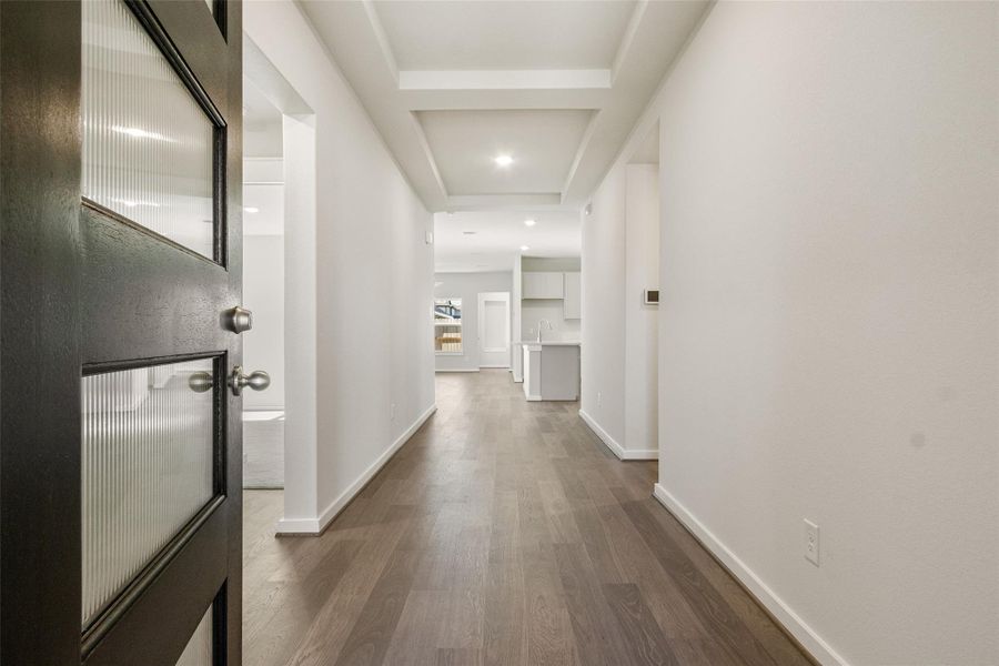 Spacious, unfurnished interior of a new home in Sunterra, Katy (Image 28).