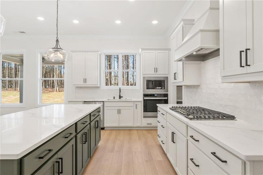 Furnished interior view inside a new home in The Reserve at Knollwood, Canton (Image 10).