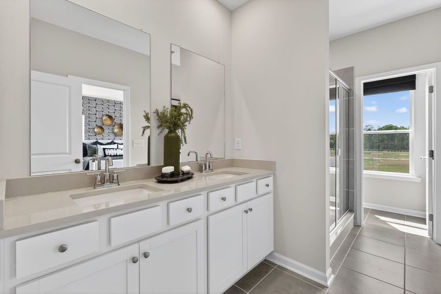 Furnished interior view inside a new home in Alder Creek, Cumming (Image 12).