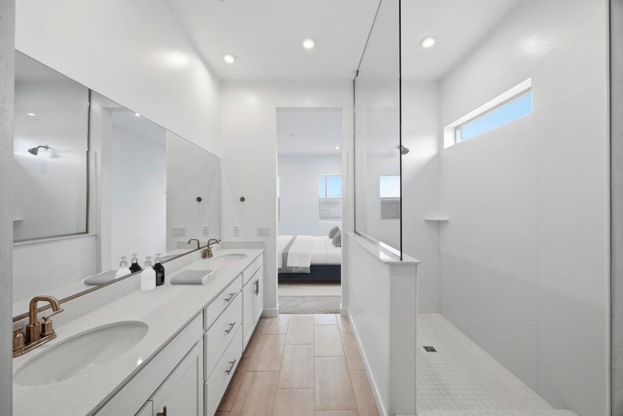 Furnished interior view inside a new home in Sanctuary, Phoenix (Image 9).