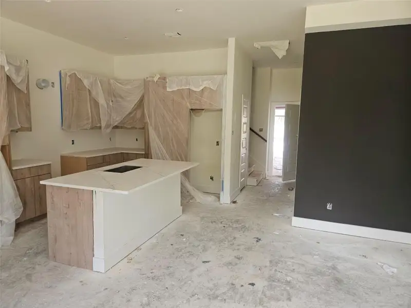 A stunning accent wall that brings warmth and personality to the living space. A stunning accent wall that brings warmth and personality to the living space.