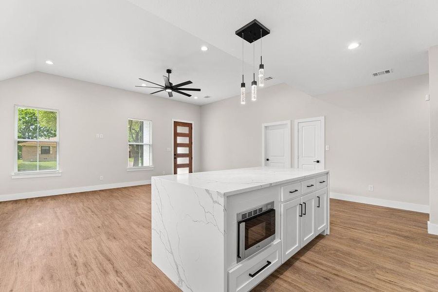 Furnished interior view inside a new home in , Dallas (Image 7).