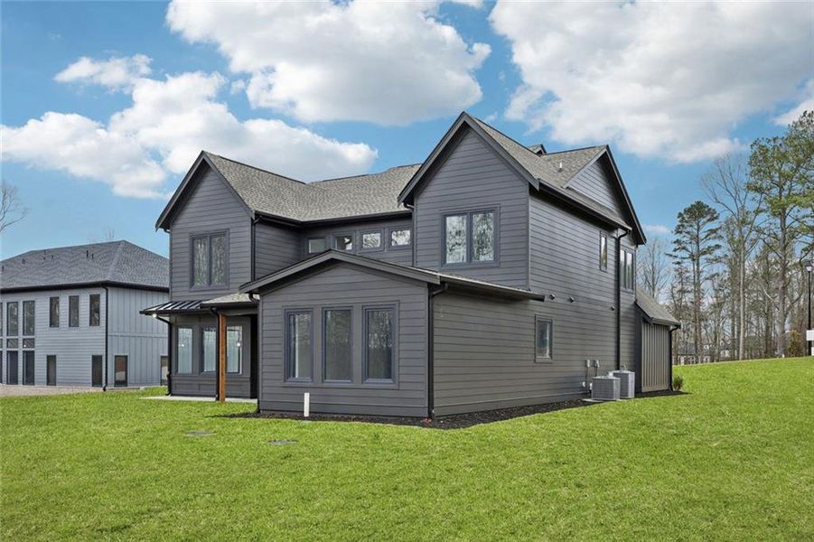 Front exterior of a new home in , Auburn, GA, highlighting curb appeal (Image 33).
