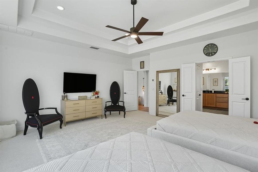 Furnished interior view inside a new home in Kreymer East, Wylie (Image 27).