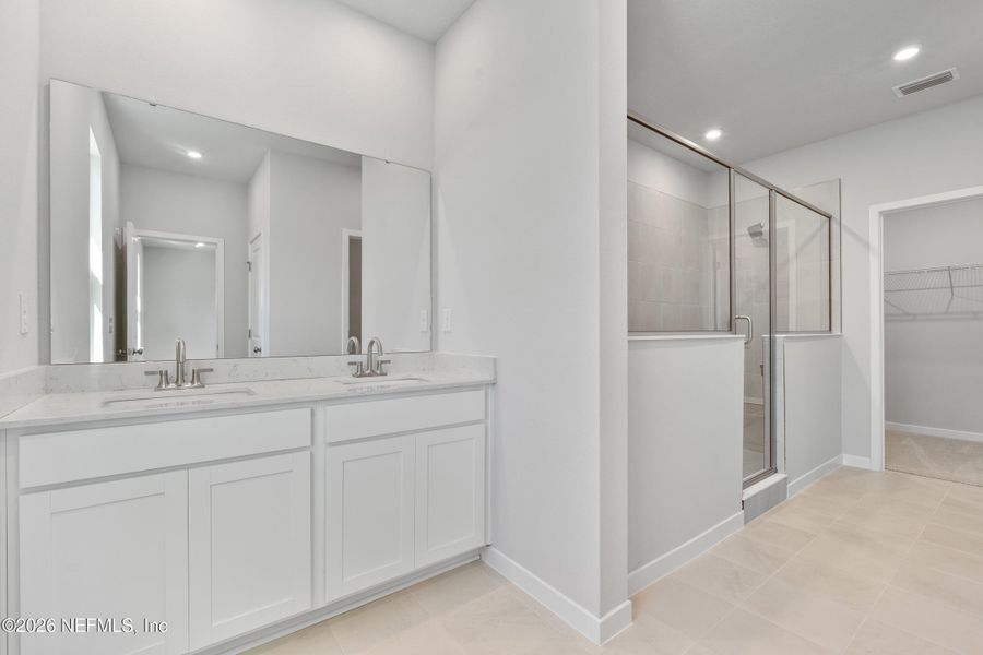 Furnished interior view inside a new home in Seminole Palms, Palm Coast (Image 9).