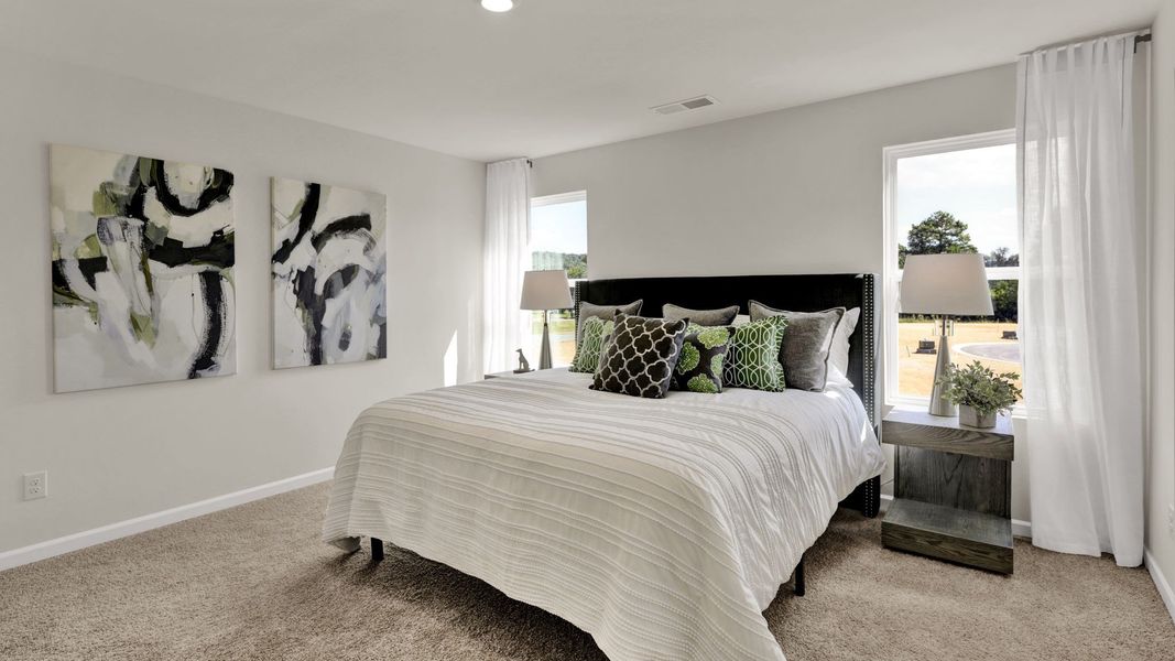 Furnished interior view inside a new home in Fox Hollow, Dalton (Image 33).