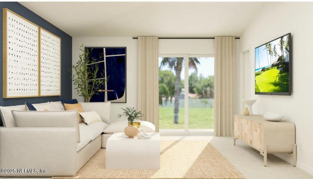 Furnished interior view inside a new home in Saddle Oaks, Jacksonville (Image 9).