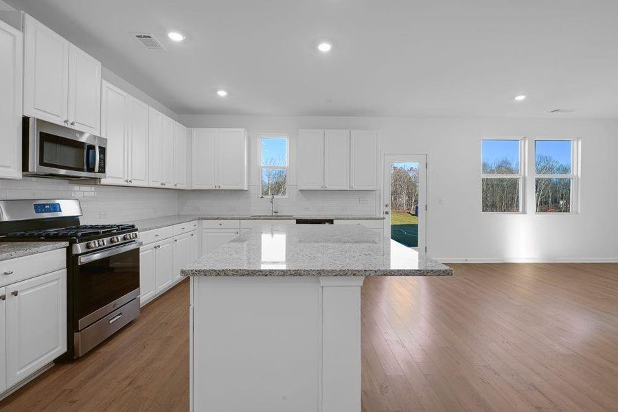 Furnished interior view inside a new home in Falls Creek, Flowery Branch (Image 7). Furnished interior view inside a new home in Falls Creek, Flowery Branch (Image 7).