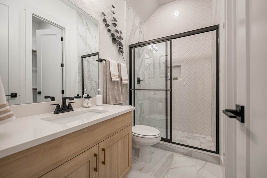 Furnished interior view inside a new home in Sweetwater, Austin (Image 40).