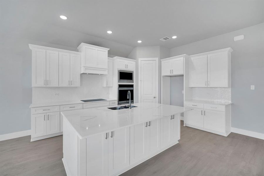 Furnished interior view inside a new home in Ten Mile Creek Estates, DeSoto (Image 12). Furnished interior view inside a new home in Ten Mile Creek Estates, DeSoto (Image 12).