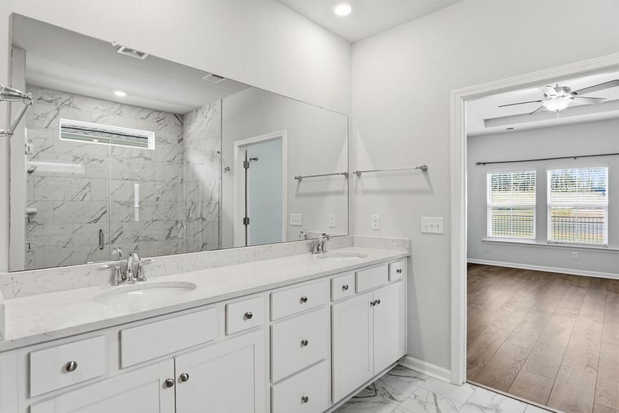 Furnished interior view inside a new home in Horizons at Summers Corner | 55+, Summerville (Image 5).