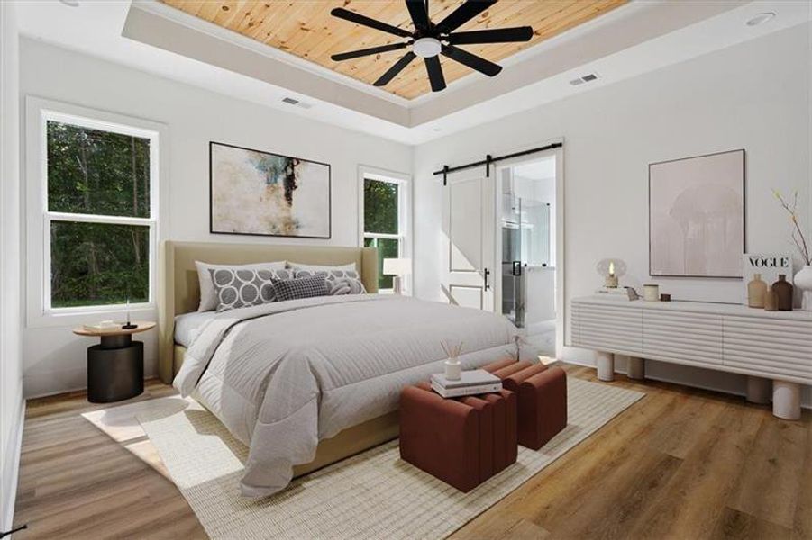 Furnished interior view inside a new home in , Jasper (Image 17).