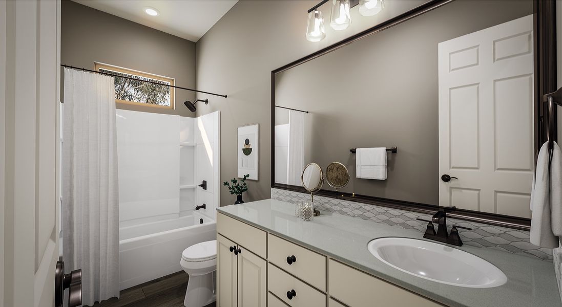 Representative furnished interior of a home built from the Iris Plan 60-1 by Tri Pointe Homes in Whispering Hills, Laveen (Image 13).