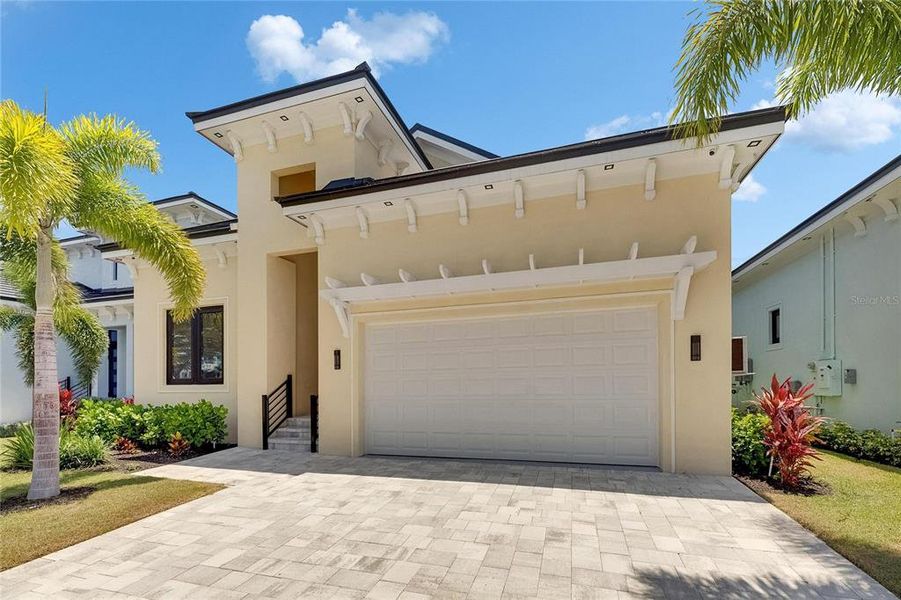 Front exterior of a new home in , Apollo Beach, FL, highlighting curb appeal (Image 25).