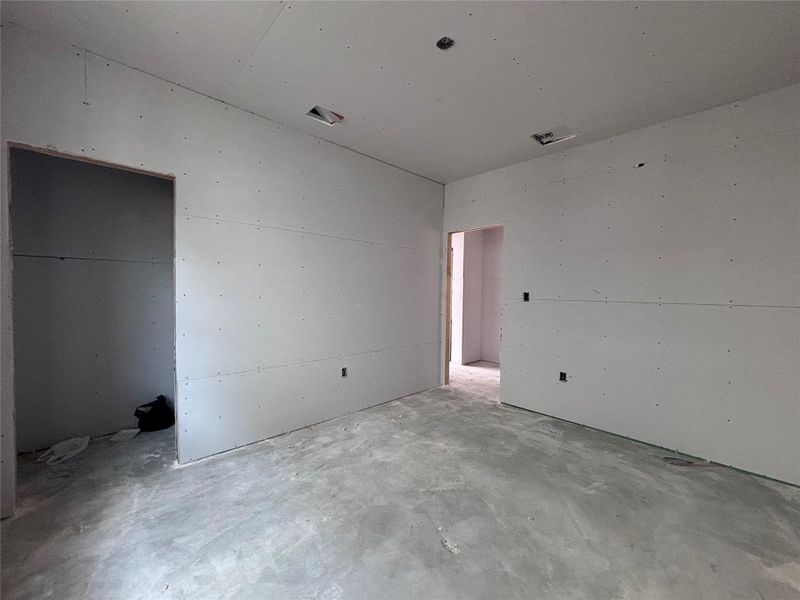 In-progress construction of a new home in The Colony, Bastrop, TX (Image 25).