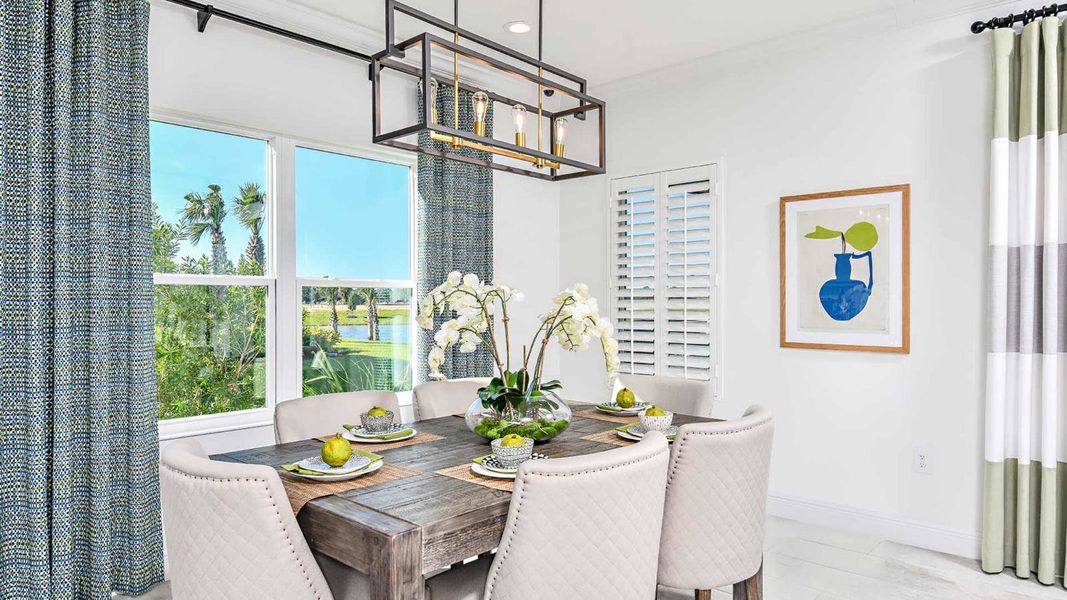 Furnished interior view inside a new home in Windward Real Estate and Homes for Sale in Sarasota, FL - Neal Communities, Lakewood Ranch (Image 6).
