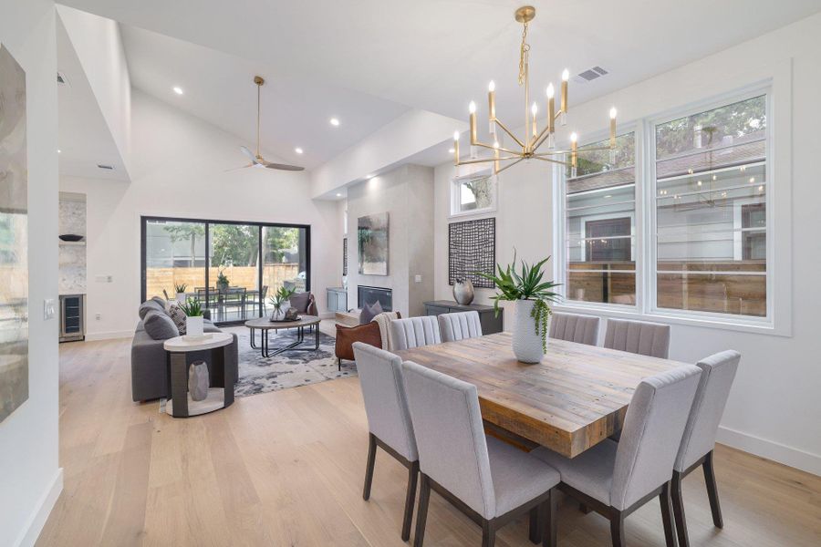 Furnished interior view inside a new home in , Austin (Image 34). Furnished interior view inside a new home in , Austin (Image 34).