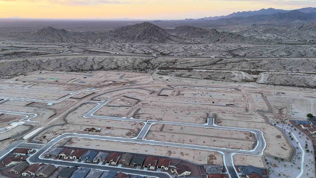 Site preparation for future homes built from the Glacier by D.R. Horton in Westpark, Buckeye (Image 16).