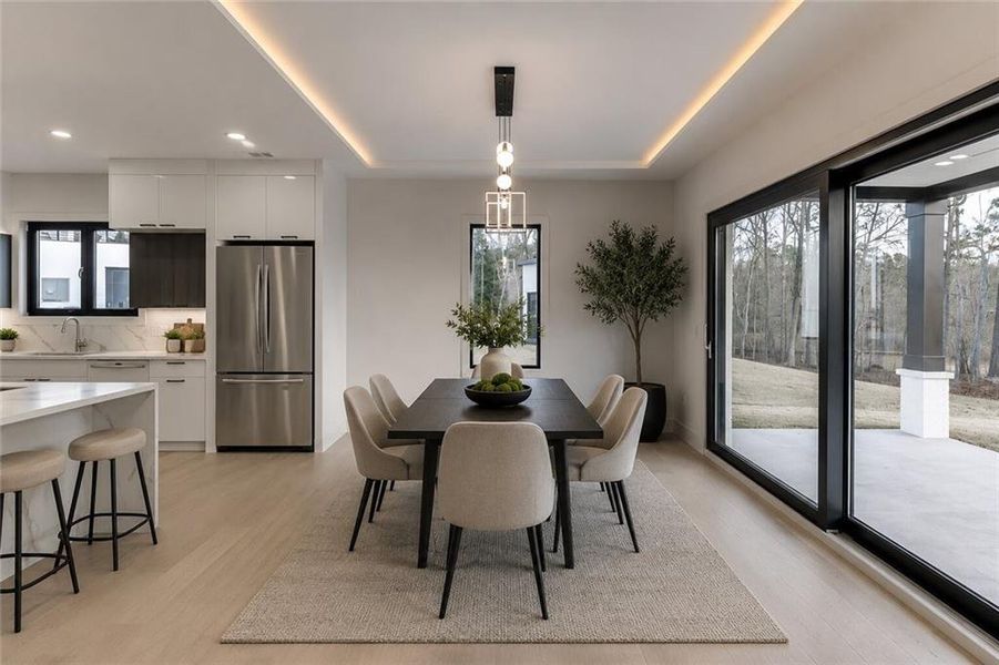 Furnished interior view inside a new home in , Buford (Image 8).