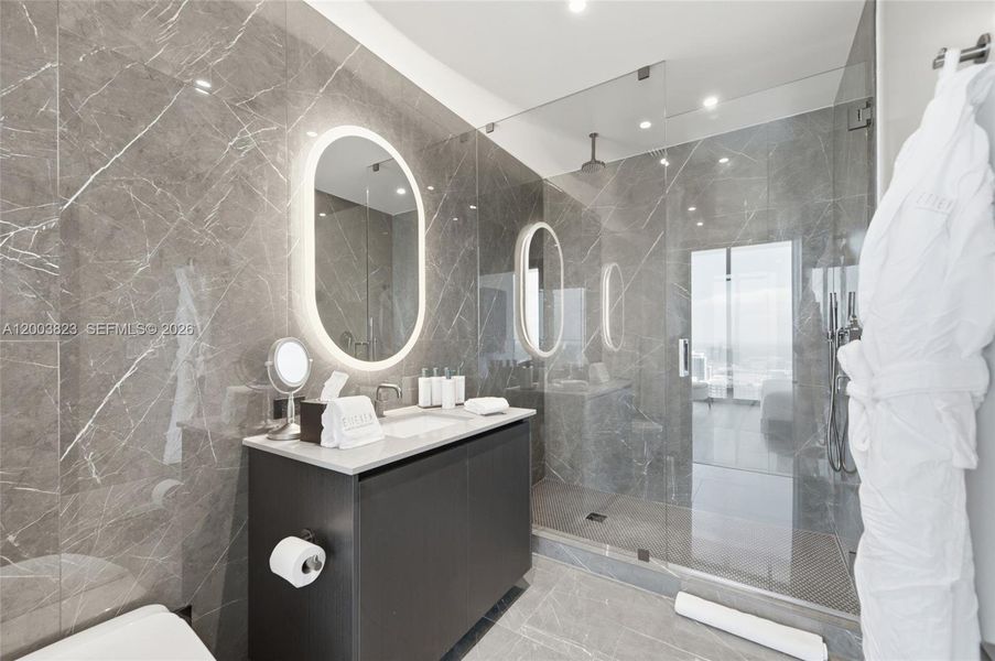 Furnished interior view inside a new home in , Miami (Image 13). Furnished interior view inside a new home in , Miami (Image 13).