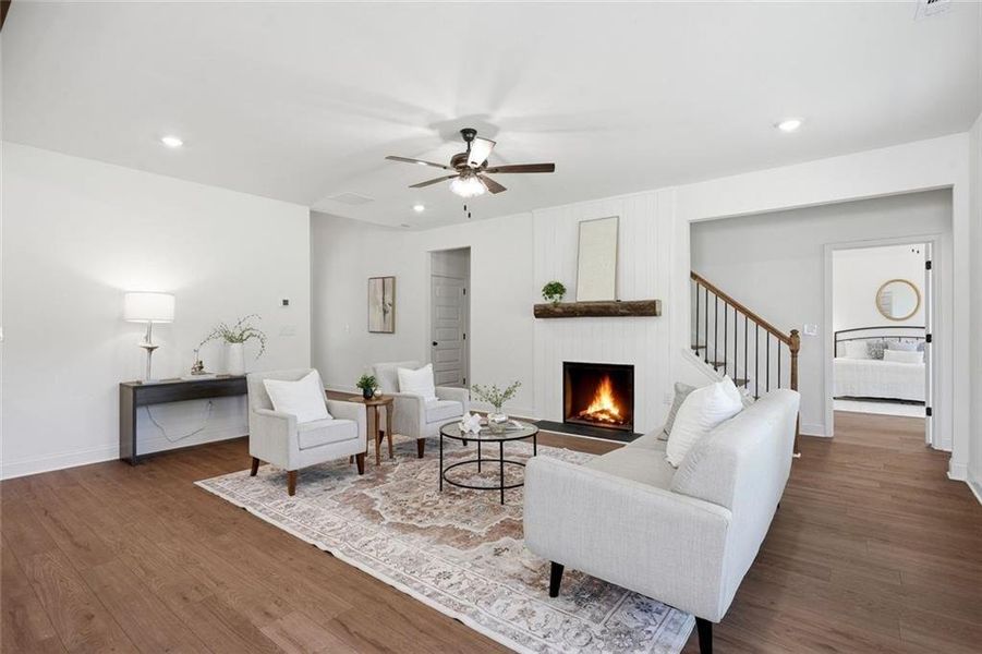 Furnished interior view inside a new home in , Mansfield (Image 11). Furnished interior view inside a new home in , Mansfield (Image 11).