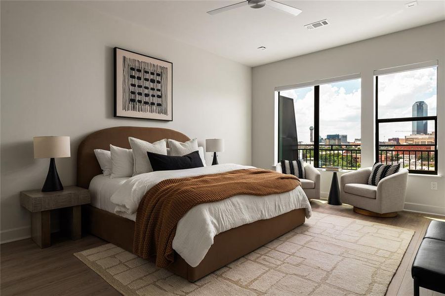 Furnished interior view inside a new home in , Dallas (Image 24). Furnished interior view inside a new home in , Dallas (Image 24).
