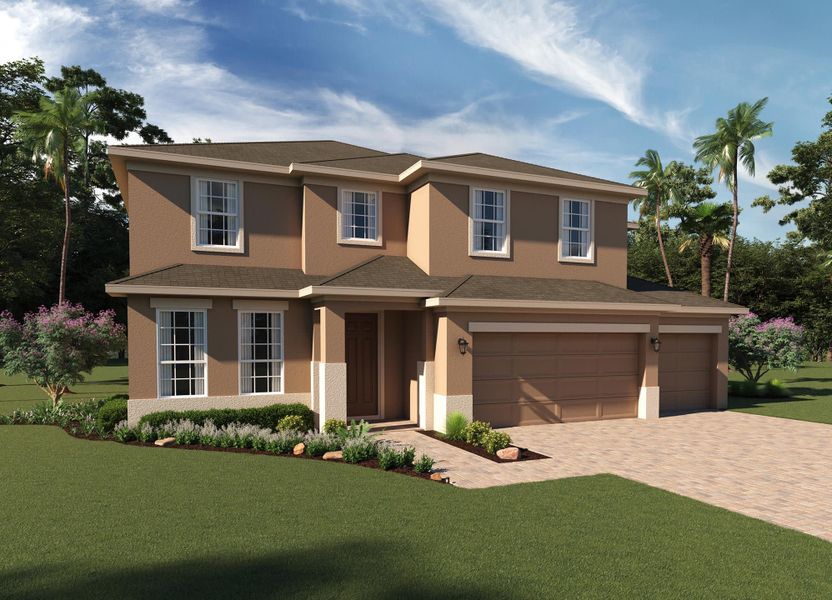 Elevation 1 | Exbury Executive | New Homes in Florida | Landsea Homes