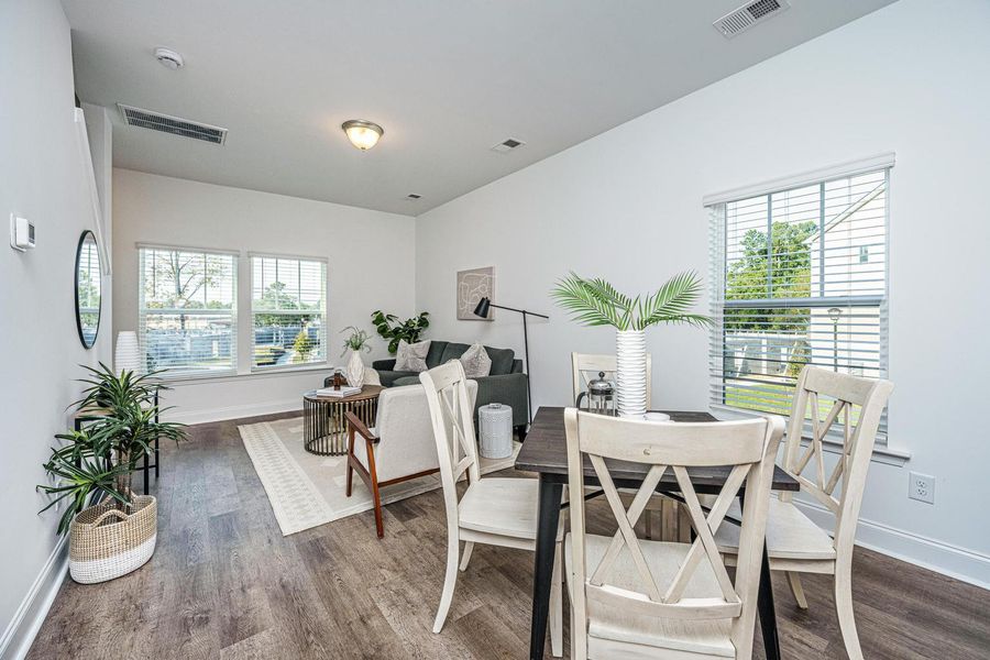 Furnished interior view inside a new home in , Charleston (Image 9).