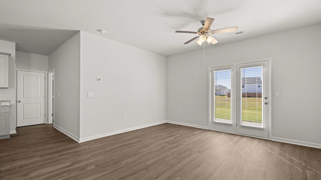 Representative unfurnished interior of a home built from the Robie by D.R. Horton in Highland Hills, Graniteville (Image 14).