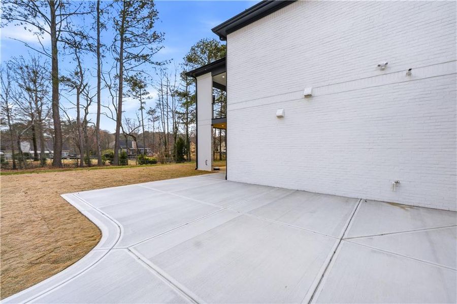 Exterior details and patio area of a home in , Buford (Image 37).
