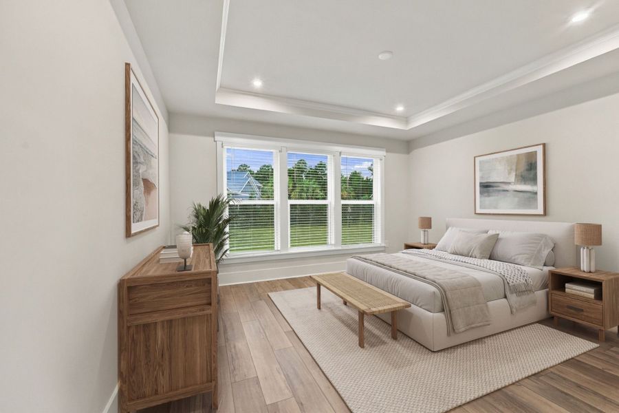 Furnished interior view inside a new home in Indigo Bay, Myrtle Beach (Image 30).