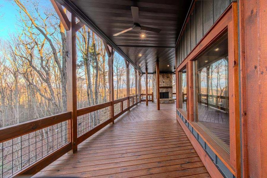 Exterior details and patio area of a home in , Blue Ridge (Image 30). Exterior details and patio area of a home in , Blue Ridge (Image 30).