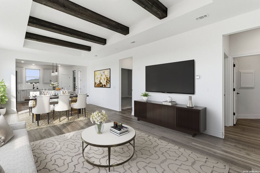 Furnished interior view inside a new home in Del Webb New Braunfels at Veramendi, New Braunfels (Image 8).