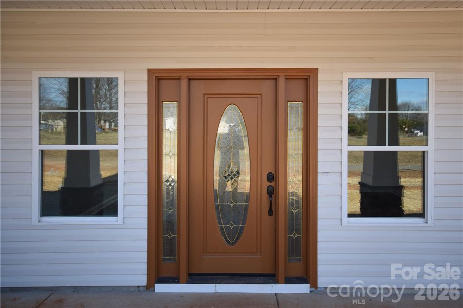 Exterior details and patio area of a home in , Hickory (Image 15).