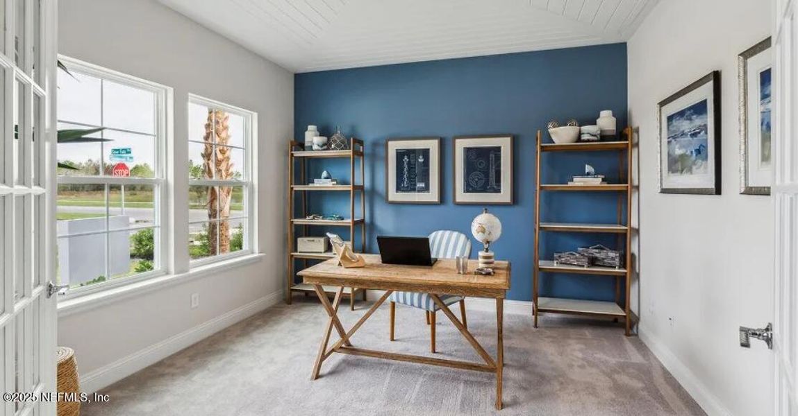 Furnished interior view inside a new home in Silver Meadows at SilverLeaf, St. Augustine (Image 10).