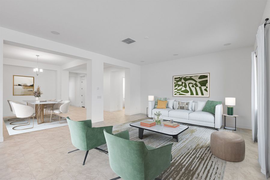 Representative furnished interior of a home built from the Bradshaw by Taylor Morrison in Allen Ranches Expedition Collection, Litchfield Park (Image 6). Representative furnished interior of a home built from the Bradshaw by Taylor Morrison in Allen Ranches Expedition Collection, Litchfield Park (Image 6).