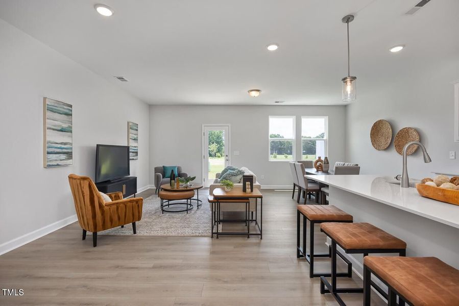 Furnished interior view inside a new home in Springvale, Fuquay Varina (Image 5).