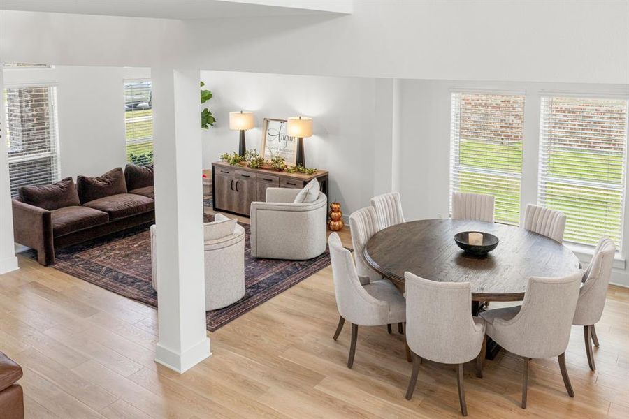 Furnished interior view inside a new home in Grayhawk Addition, Forney (Image 28).