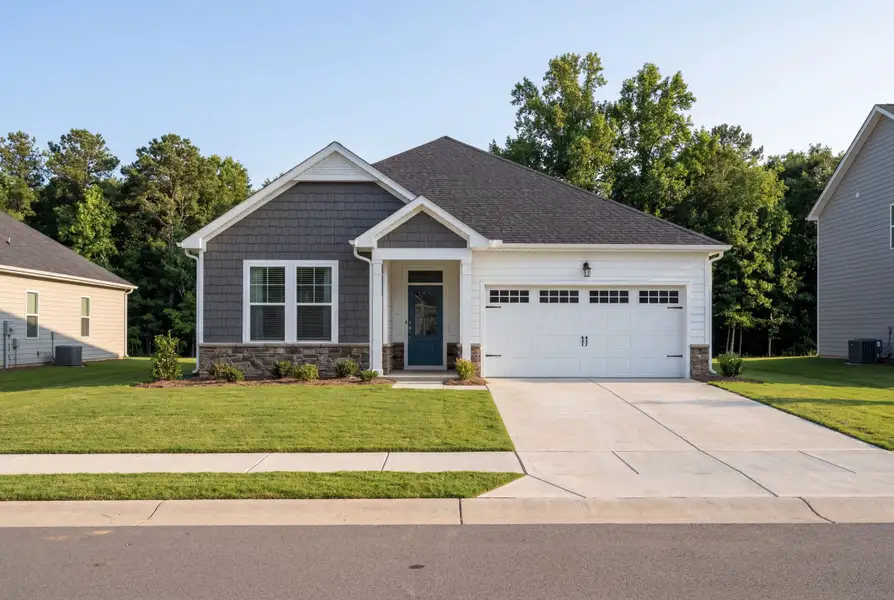 Representative exterior photo of a completed home built from the The Daphne C by Davidson Homes LLC in Wendell Ridge, Wendell, NC (Image 1). Representative exterior photo of a completed home built from the The Daphne C by Davidson Homes LLC in Wendell Ridge, Wendell, NC (Image 1).