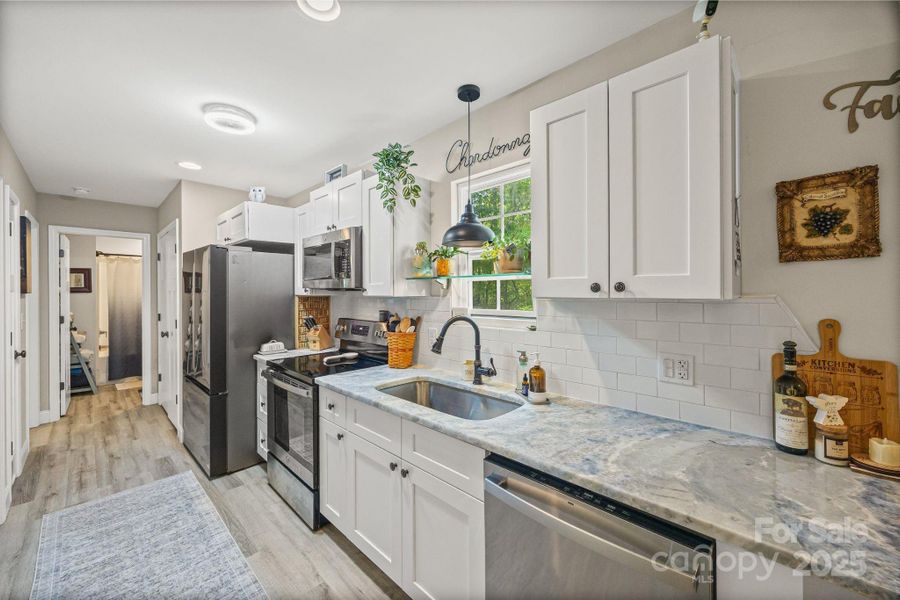 Furnished interior view inside a new home in , Clover (Image 8).