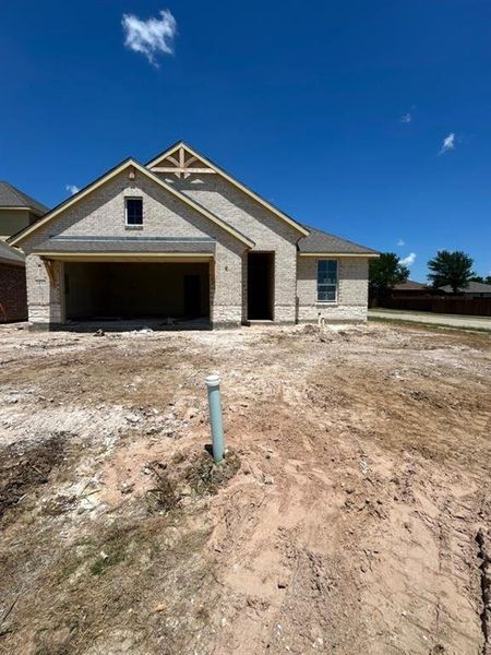 In-progress construction of a new home in Liberty Pointe, Gainesville, TX (Image 4).