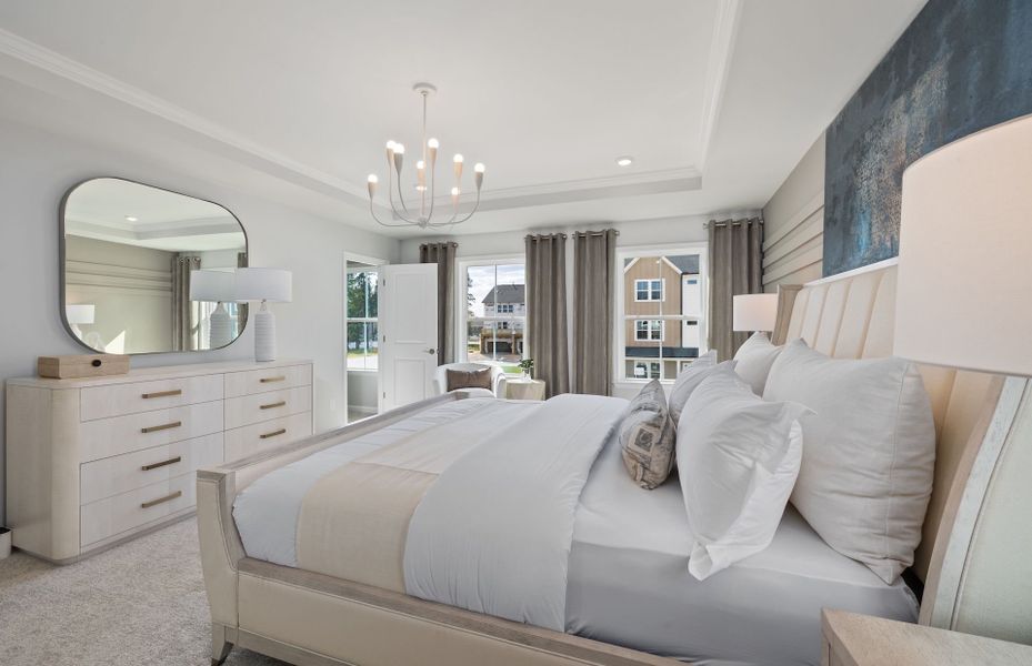 Representative furnished interior of a home built from the Sedona by Pulte Homes in Mailman Post, Knightdale (Image 32).