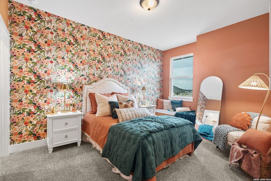 Furnished interior view inside a new home in Village at Three Oaks, Seguin (Image 16).