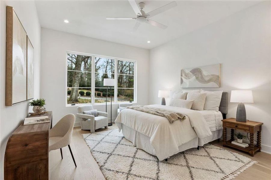 Furnished interior view inside a new home in , Sandy Springs (Image 14). Furnished interior view inside a new home in , Sandy Springs (Image 14).