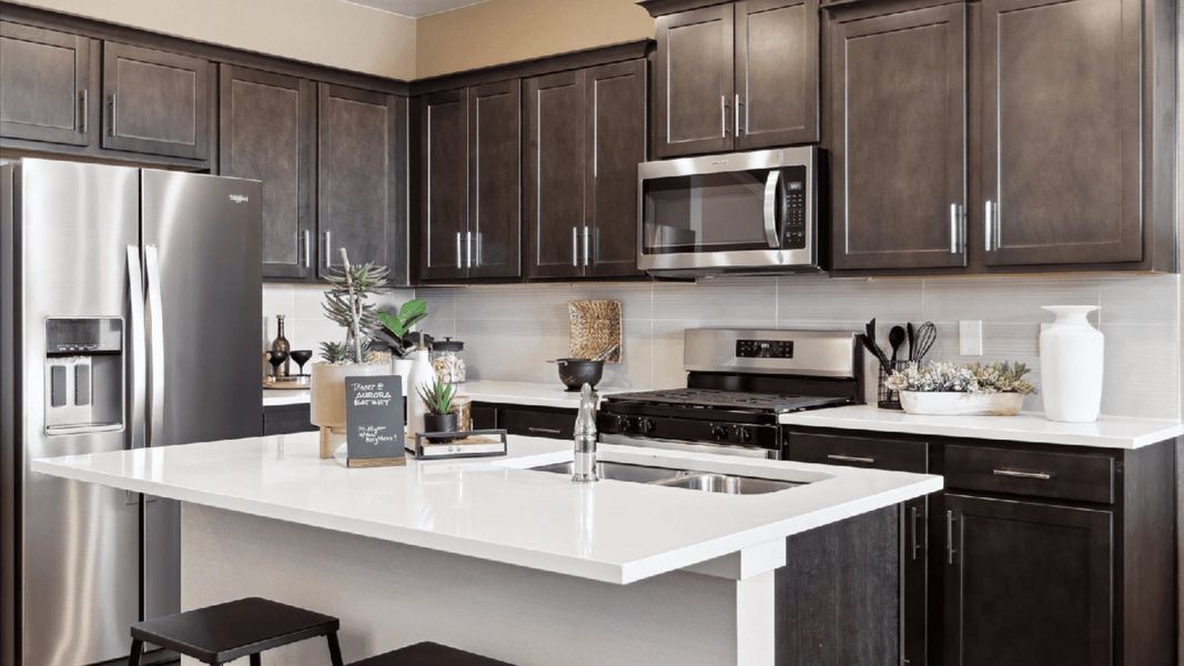 Furnished interior view inside a new home in Horizon Uptown, Aurora (Image 6).