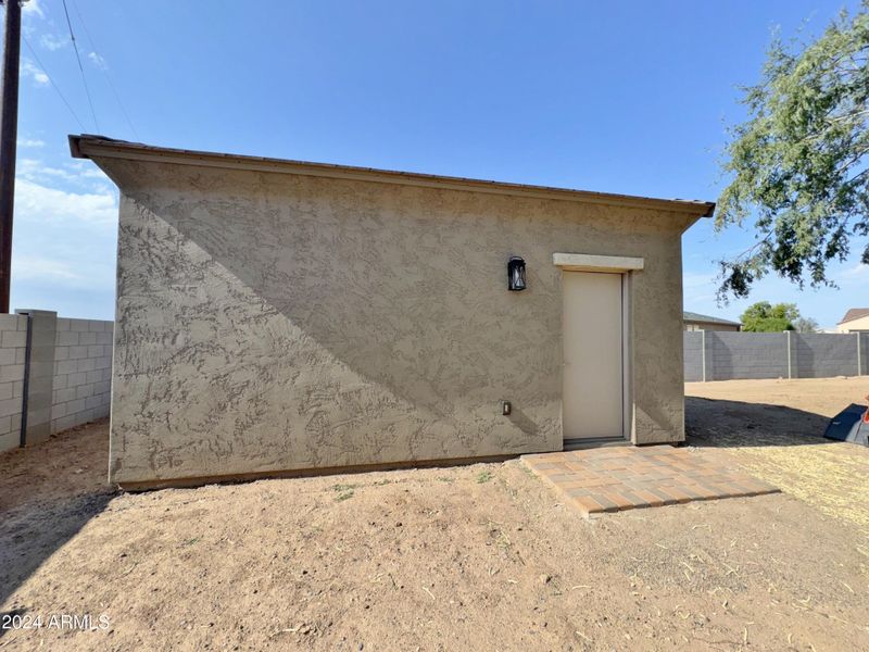 Storage shed/mancave