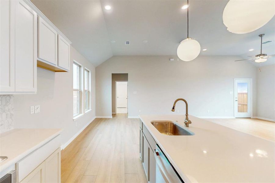 Furnished interior view inside a new home in Lilybrooke at Legacy Hills, Celina (Image 9). Furnished interior view inside a new home in Lilybrooke at Legacy Hills, Celina (Image 9).