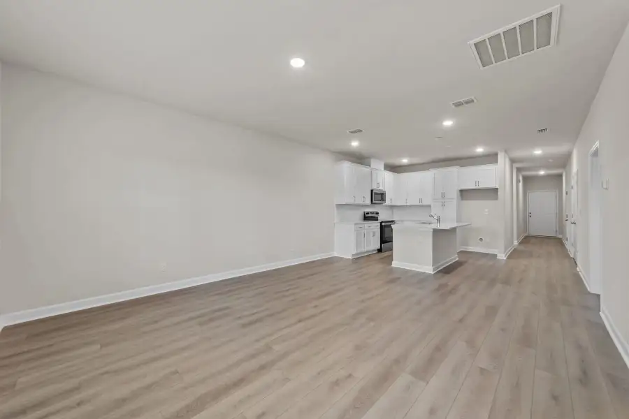 Sample Living Area photo. Actual structural options and design finishes of home may vary.