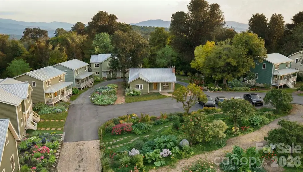 This is a rendering of the finished community.
