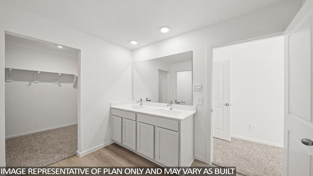 Furnished interior view inside a new home in Harrington Trails at The Canopies, Splendora (Image 4).